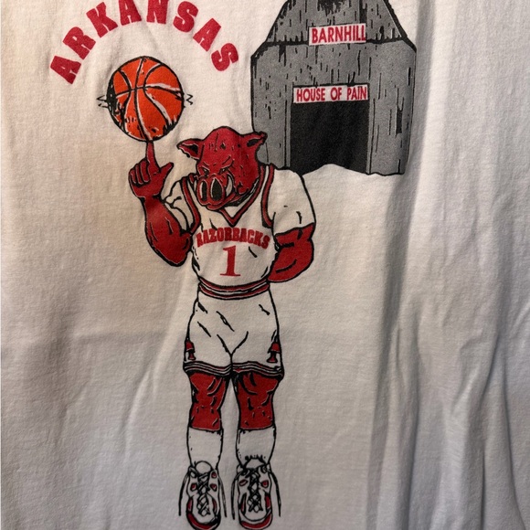 Hanes Other - Vintage Arkansas Razorback Barnhill - “House of Pain” T-Shirt